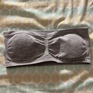 Calvin Klein Girls Padded Bandeau Sz 10/12 L